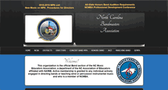 Desktop Screenshot of ncbandmasters.org
